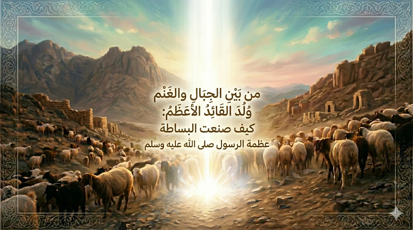 image about من رعي الغنم إلى قيادة الأمة: كيف صنعت البساطة عظمة الرسول صلى الله عليه وسلم