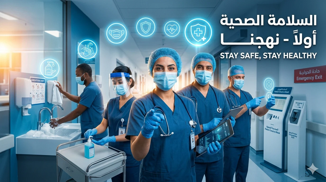 image about ‏السلامة الصحية: خط الدفاع الأول لحماية الإنسان والمجتمع