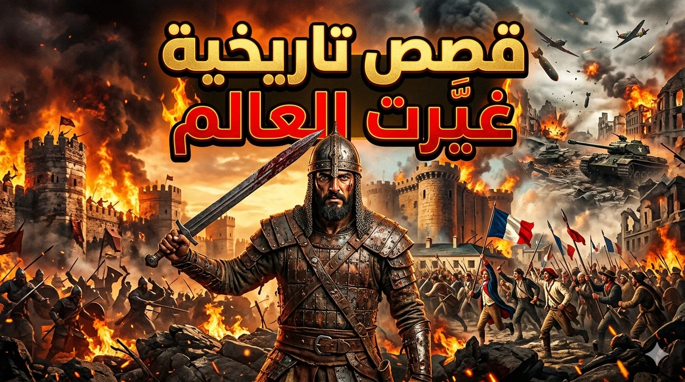 image about قصص تاريخية غيّرت العالم: أحداث صنعت حضارات وأسقطت إمبراطوريات
