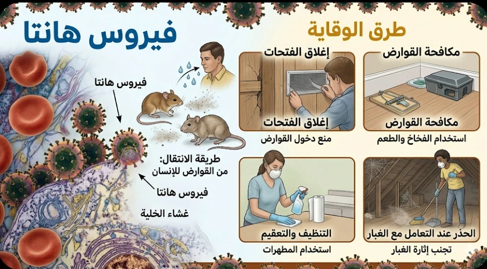 image about فيروس هانتا..هل هو خطير ؟وهل ينتقل بين البشر؟