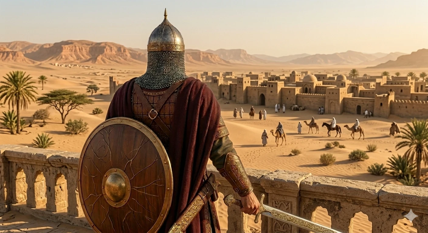 image about القعقاع بن عمرو التميمي : صاحب الألف فارس