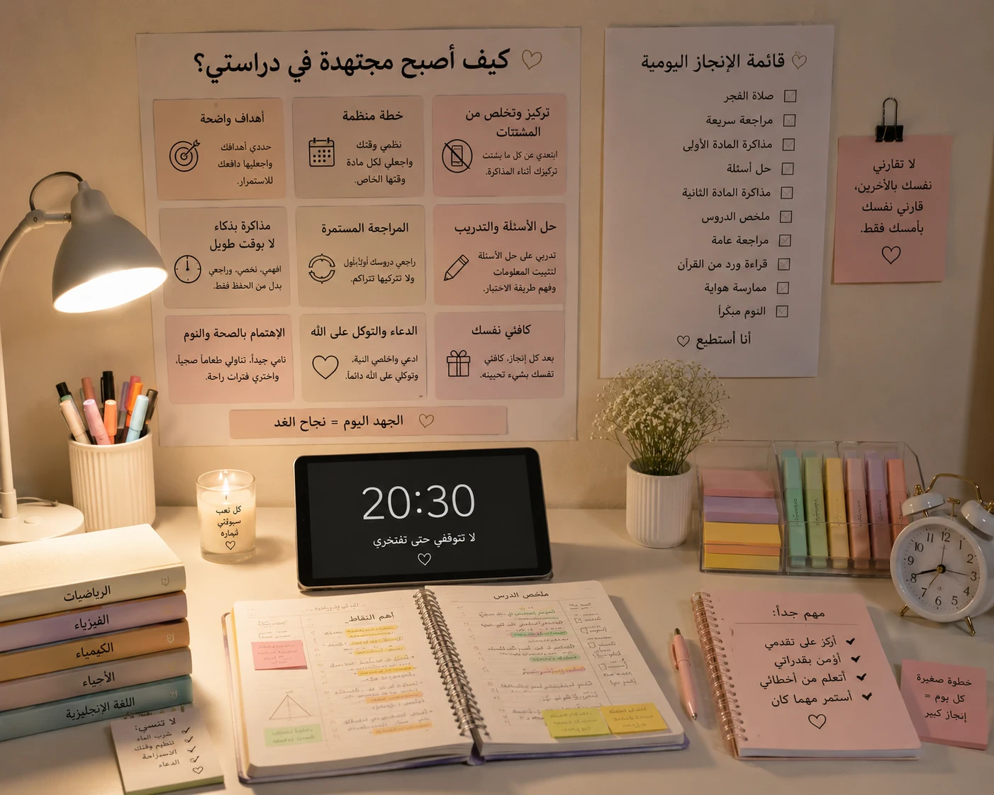 image about كيف أصبح مجتهدا في الدراسة ؟
