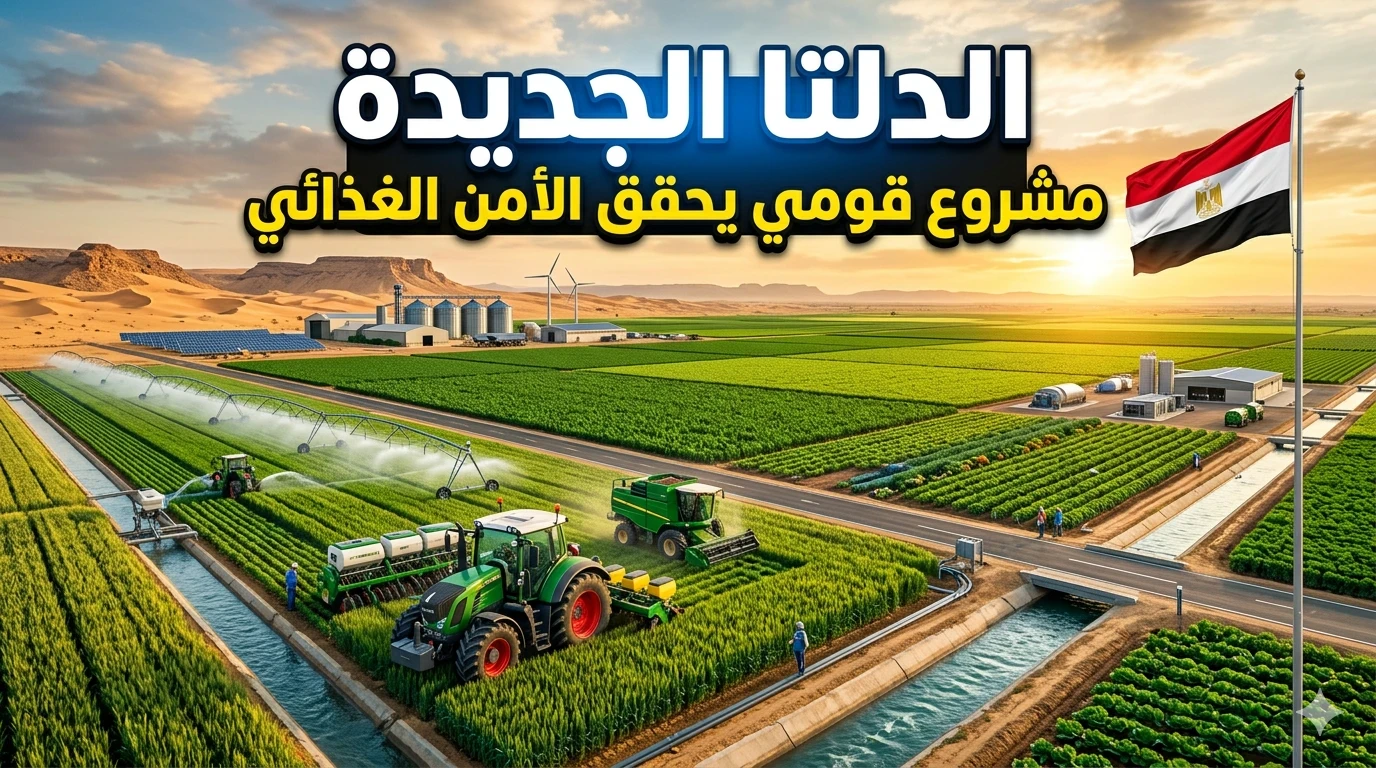 image about الدلتا الجديدة: مشروع قومي يحقق الأمن الغذائي ومستقبل التنمية في مصر