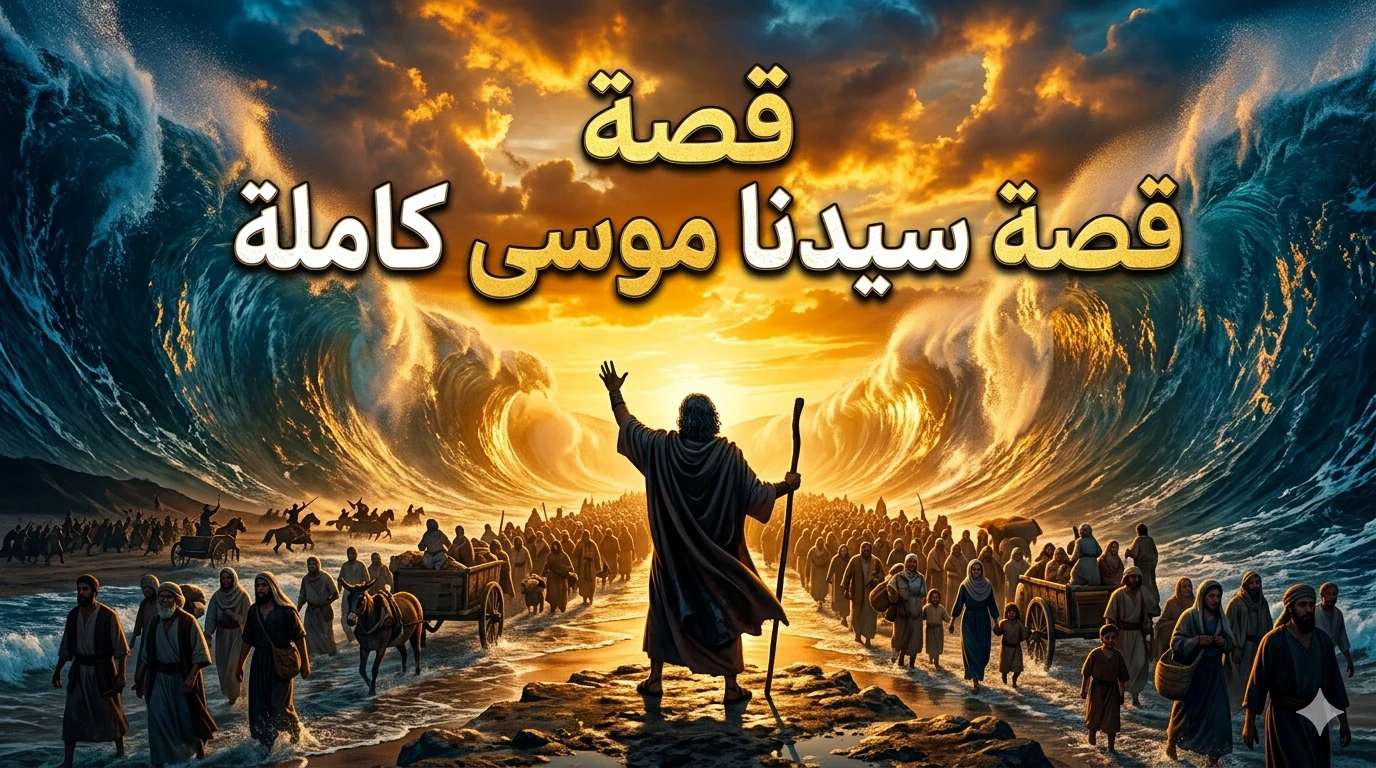 image about قصة سيدنا موسى عليه السلام كاملة | أعظم رحلة إيمان وانتصار على الظلم