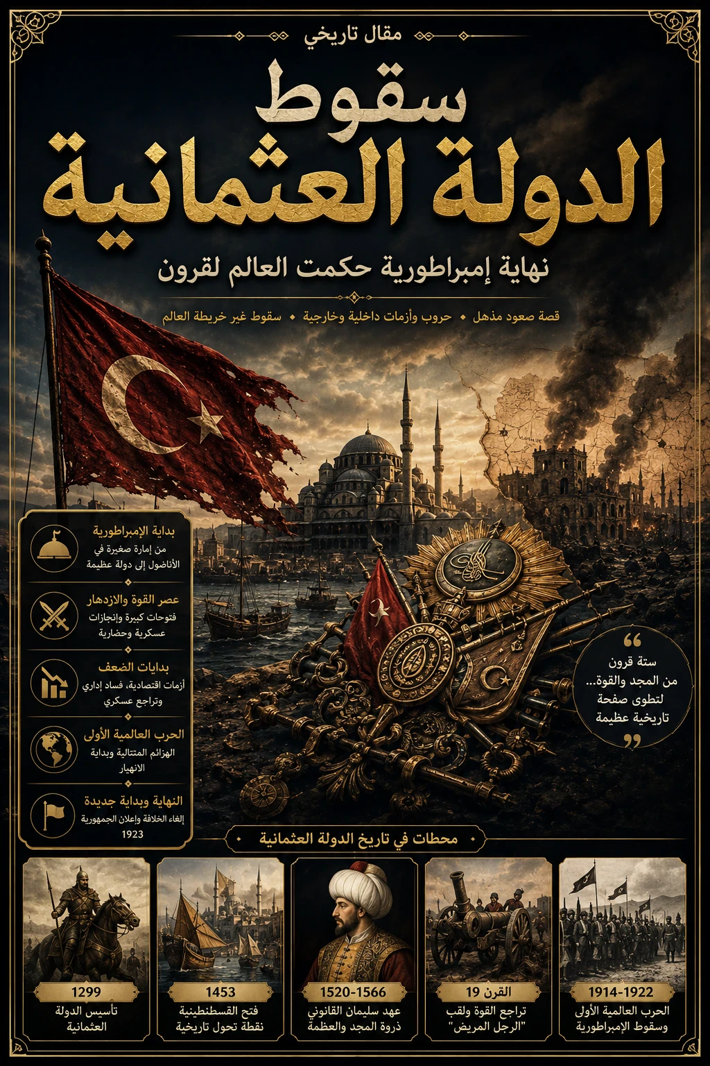 image about سقوط الدولة العثمانية: نهاية إمبراطورية حكمت العالم لقرون