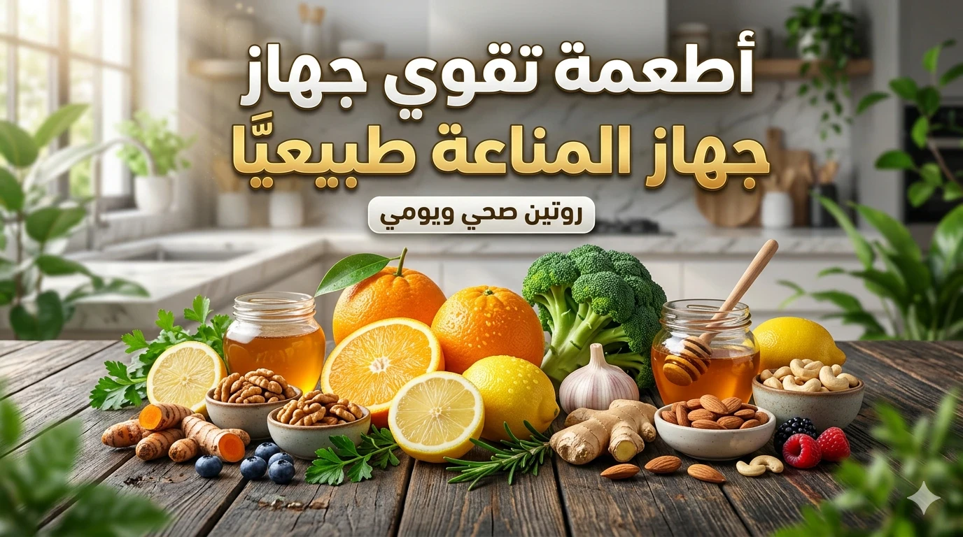 image about 🥗 أطعمة تقوي جهاز المناعة طبيعيًا | دليلك لصحة أقوى وحياة أفضل ✨
