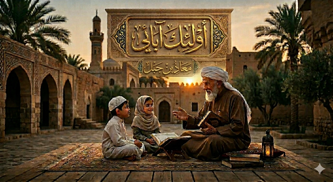 image about أولئك آبائي — معاذ بن جبل ، حين يُهزم الجهل أمام نور العلم