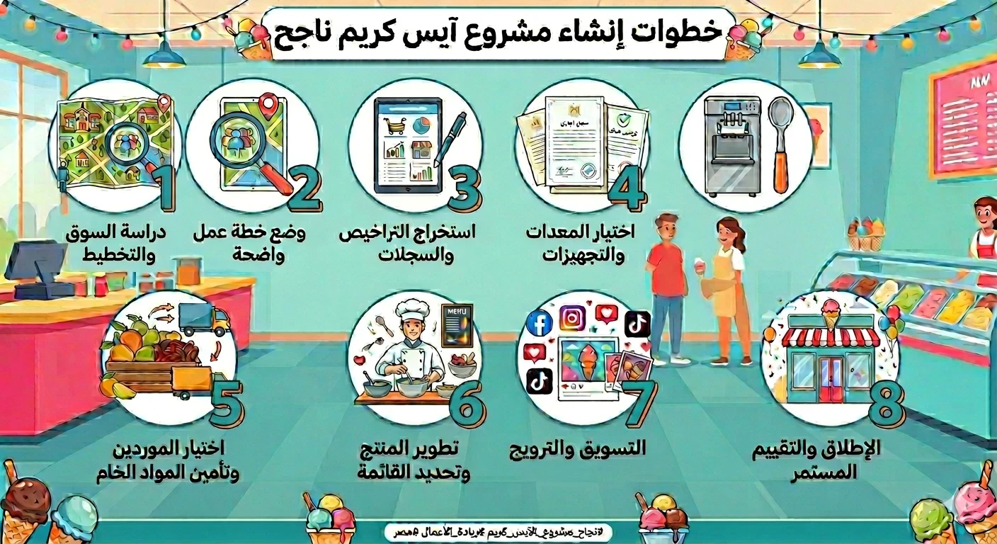 image about دليلك الكامل لفتح مشروع آيس كريم في مصر