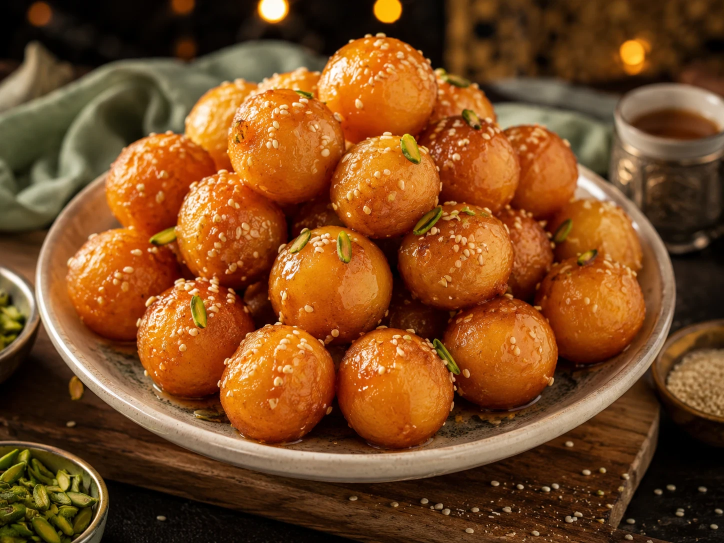 image about 🍯 العويمات | طريقة عمل لقيمات ذهبية مقرمشة وهشة من الداخل