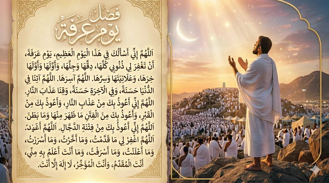 image about فضل يوم عرفة.. يوم تتنزّل فيه الرحمة وتُغفر الذنوب