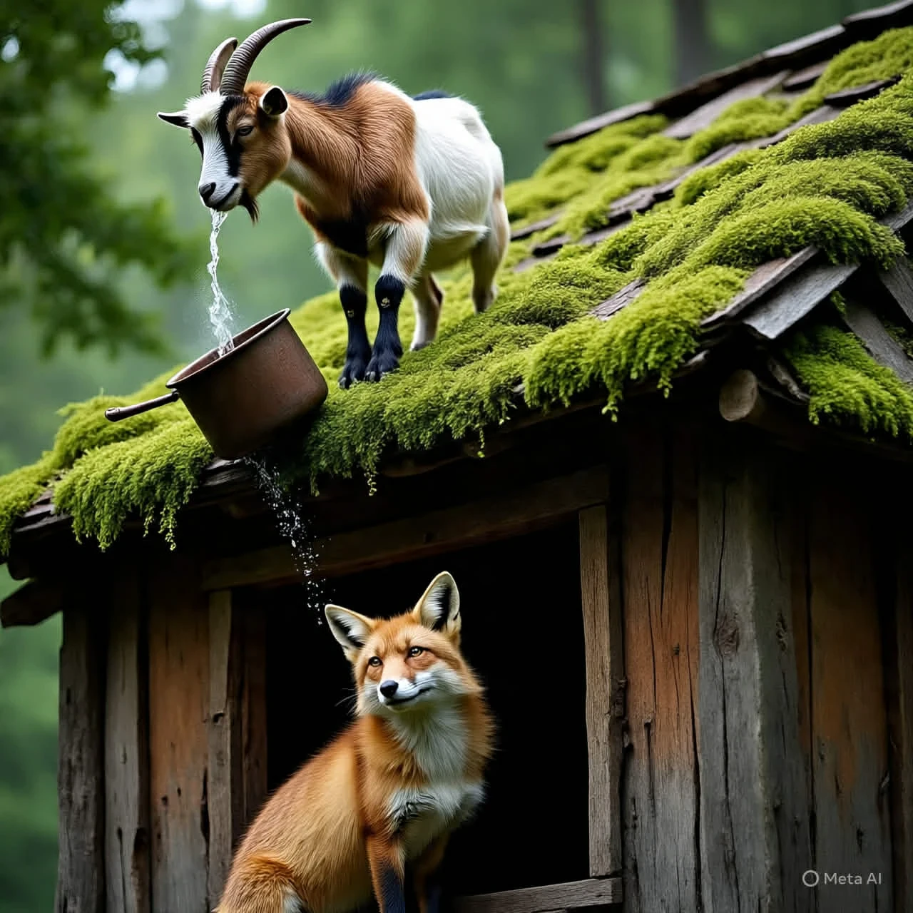 image about الثلاث عنزات والثعلب المكار