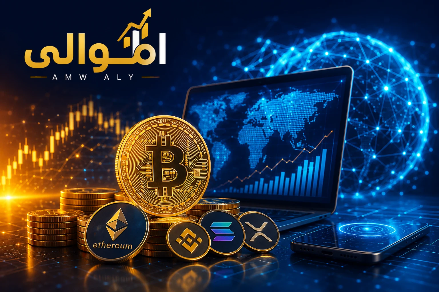 image about عالم العملات الرقمية: الدليل الشامل للاستثمار والتداول والربح من العملات المشفرة في 2026