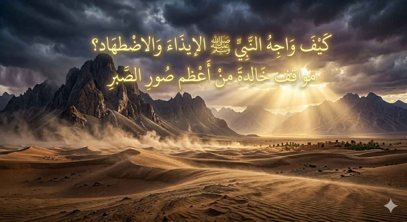 image about صبر النبي صلى الله عليه وسلم على الأذى.. دروس خالدة في الثبات والرحمة