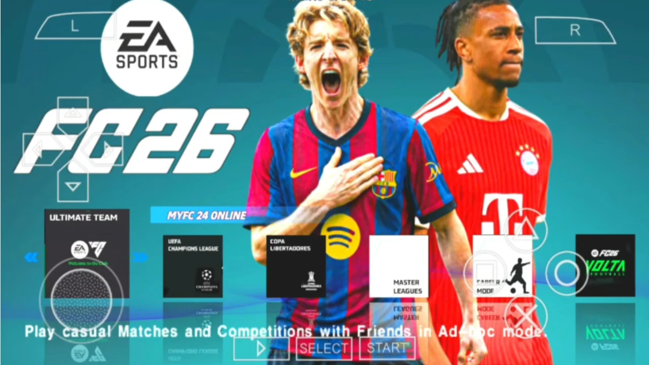 image about EA Sports FC 26 Ppsspp (Fifa 26 Psp) New Update Ps5 Camera Android Offline Download