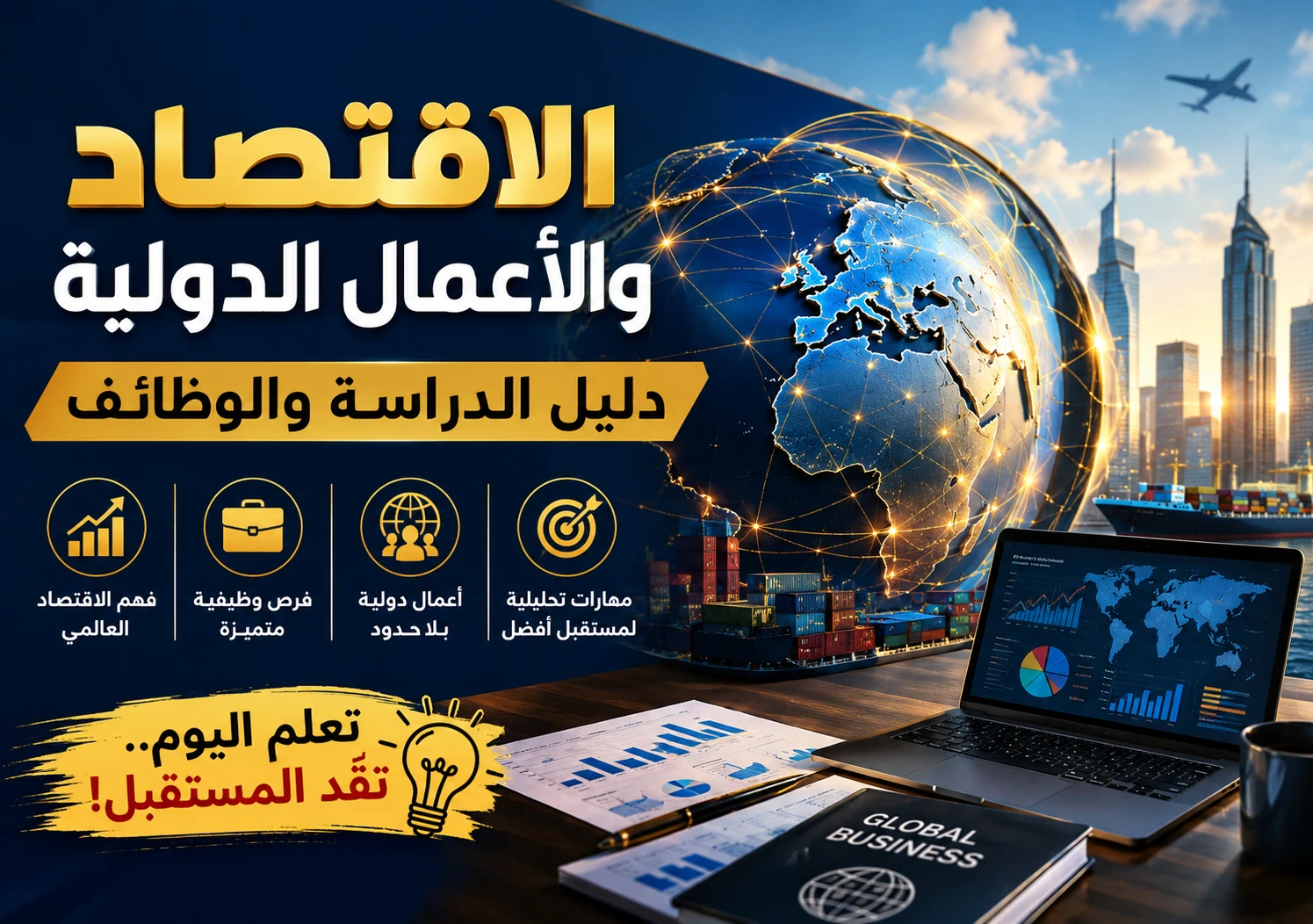 image about الاقتصاد والأعمال الدولية: دليل الدراسة والوظائف