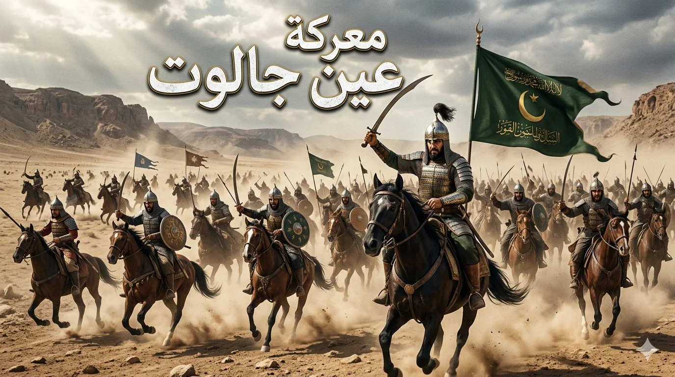 image about ⚔️ معركة عين جالوت: اليوم الذي تغيّر فيه مسار التاريخ الإسلامي