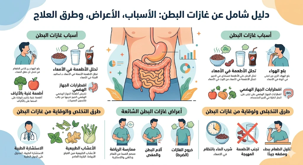 image about هل غازات البطن مؤشر على وجود مشكلة خطيرة؟