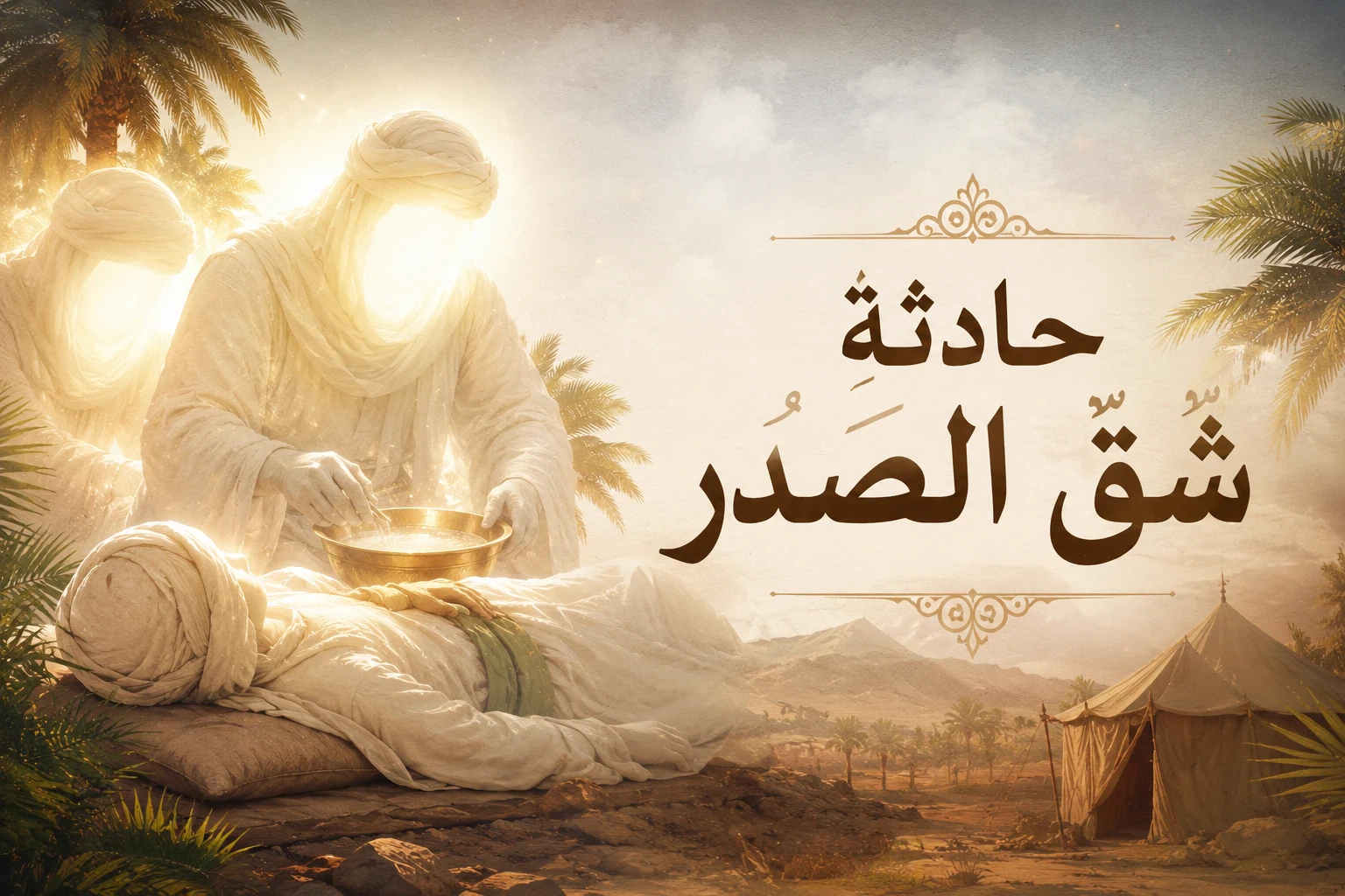 image about شقّ الصدر في طفولة النبي ﷺ قصة الطهارة والتهيئة الإلهية