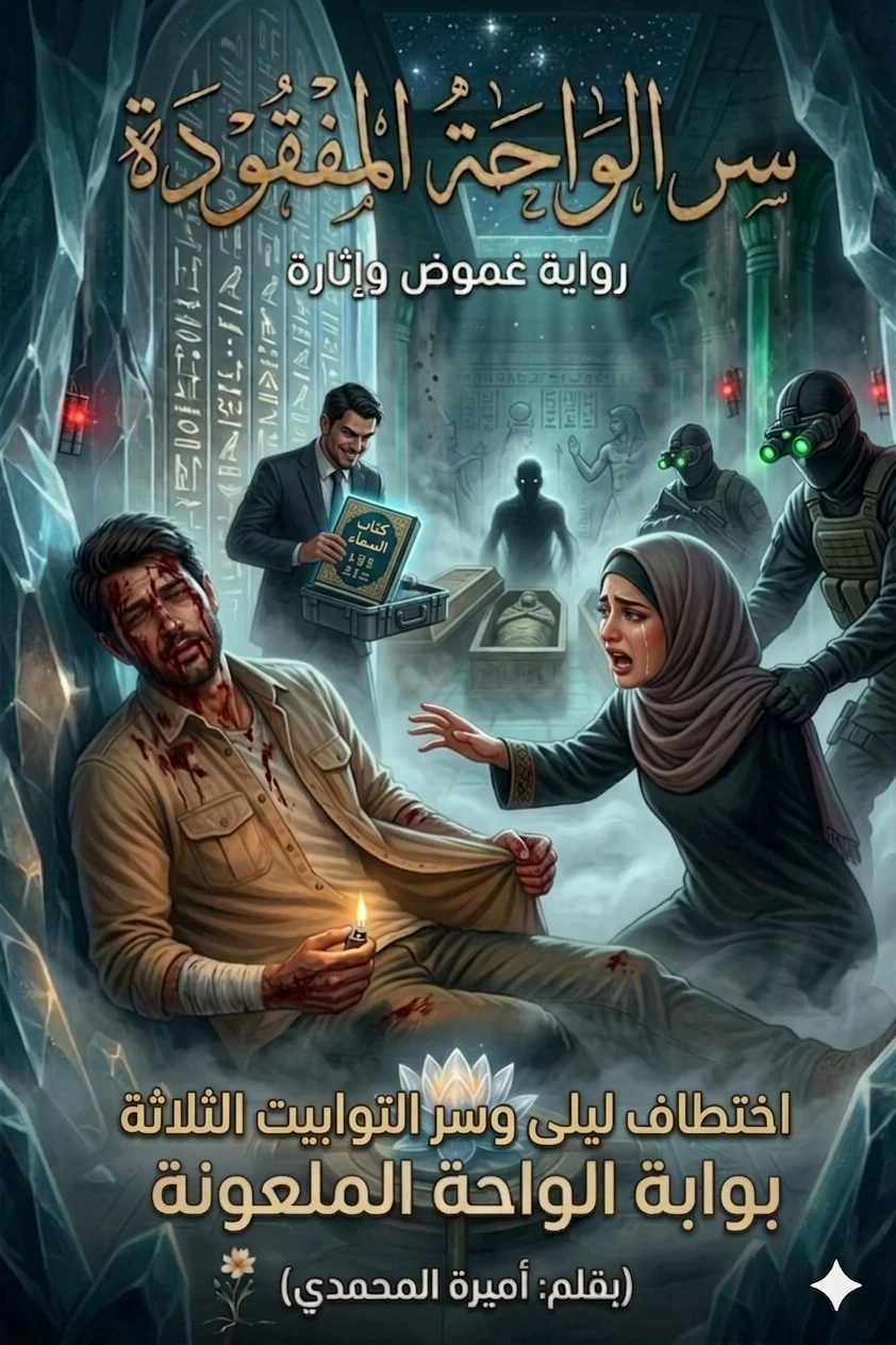 image about رواية سر الواحة المفقوده الفصل الحادي عشر: اختطاف ليلى وسر التوابيت الثلاثة