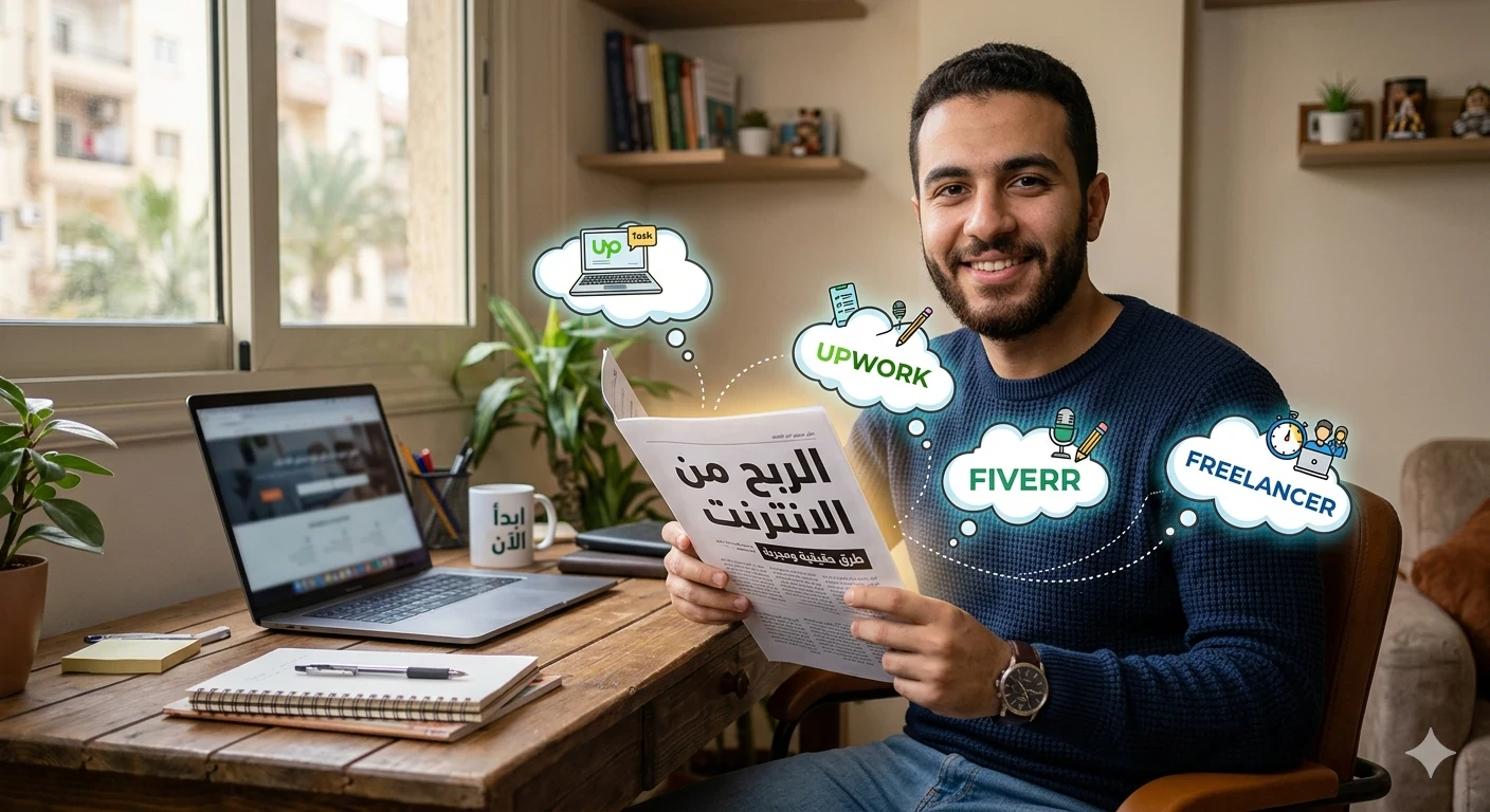 image about كيف تربح من كتابة المقالات في 2026؟ دليل المبتدئين لتحقيق دخل من الإنترنت👩🏻‍💻💰📈