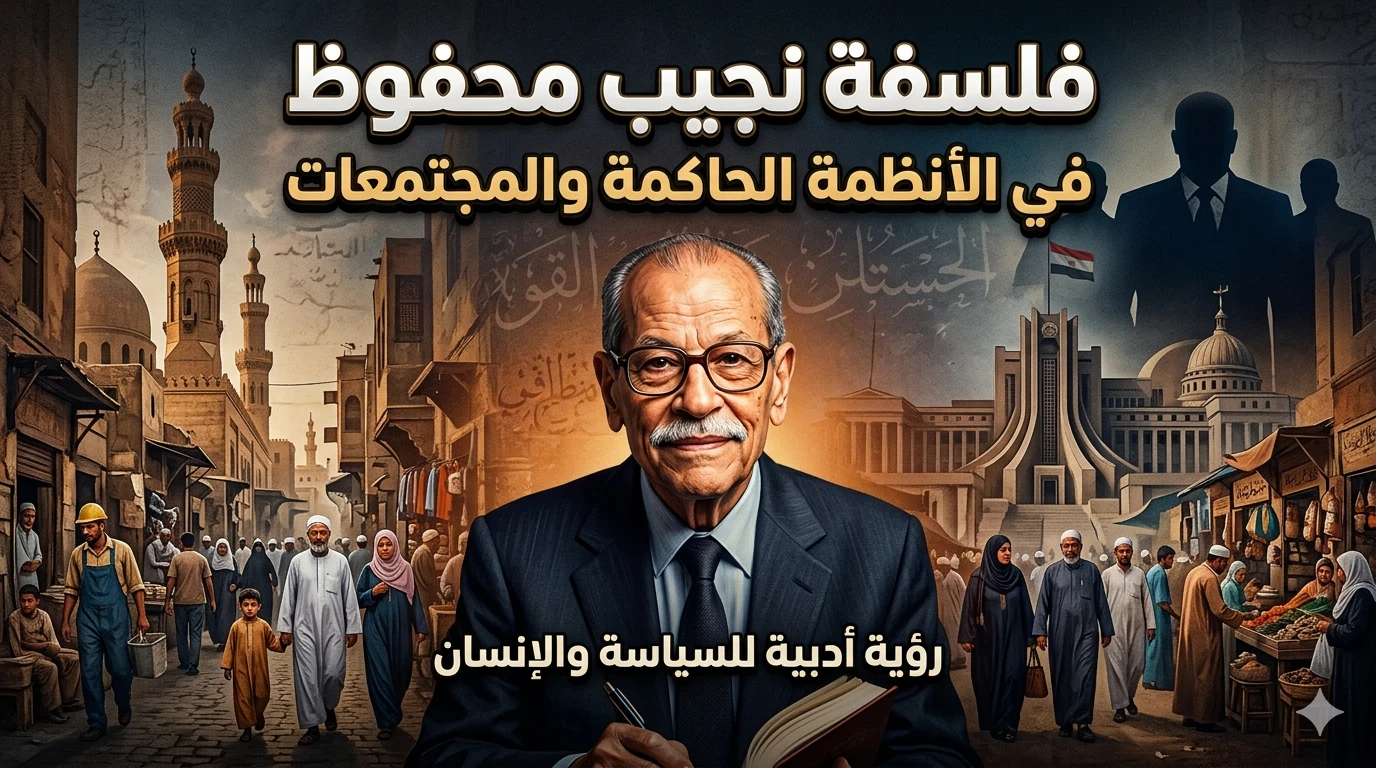 image about فلسفة نجيب محفوظ في الأنظمة الحاكمة والمجتمعات