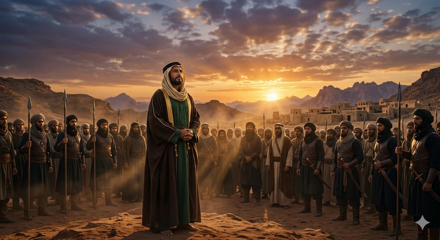 image about الكلمة التي هزمت الموت.. صحابي واجه الإعدام بابتسامة!