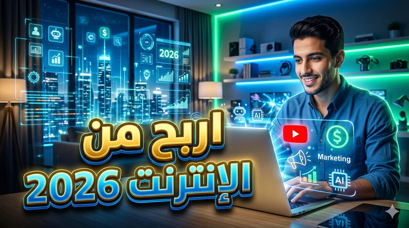 image about أفضل 10 طرق للربح من الإنترنت في 2026 للمبتدئين وتحقيق دخل حقيقي من المنزل
