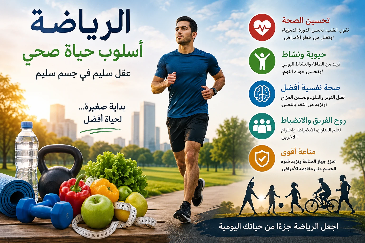 image about الرياضة طريق إلى جسم سليم وعقل سليم