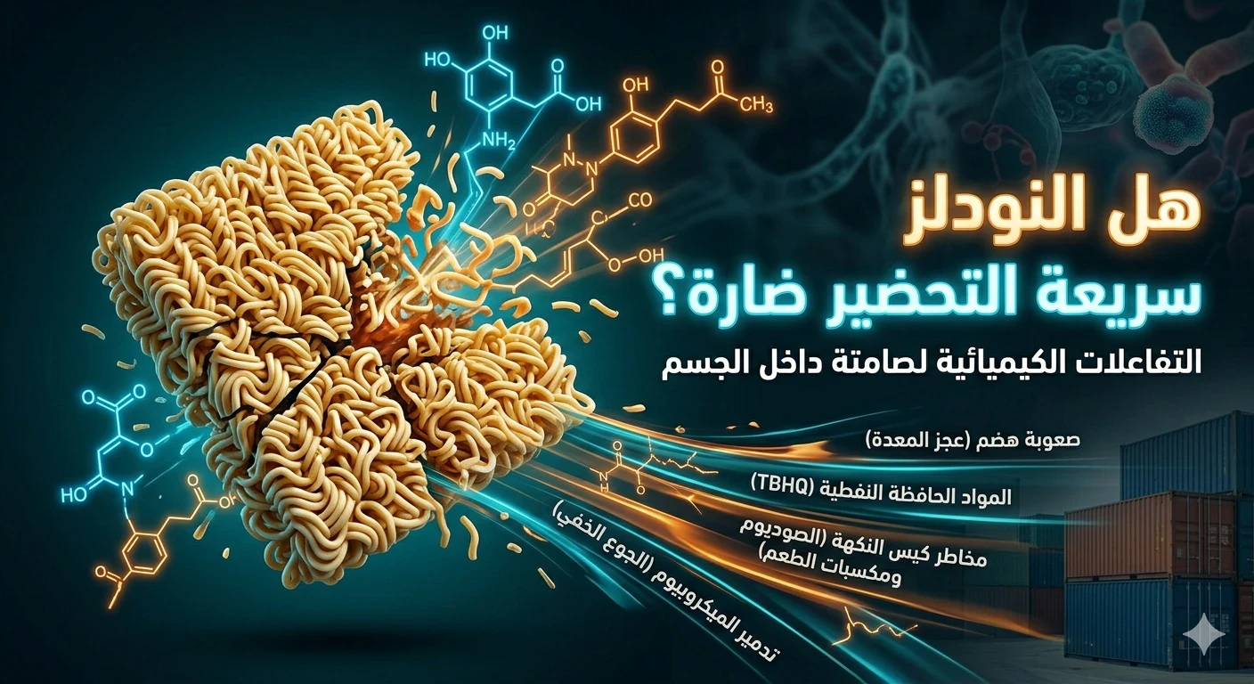 image about التشريح الكيميائي والحيوي لأضرار النودلز سريعة التحضير