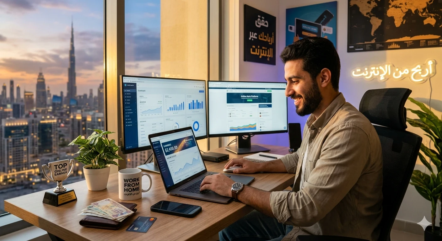image about ربح من الإنترنت: دليلك الشامل نحو الاستقلال المالي في العصر الرقمي