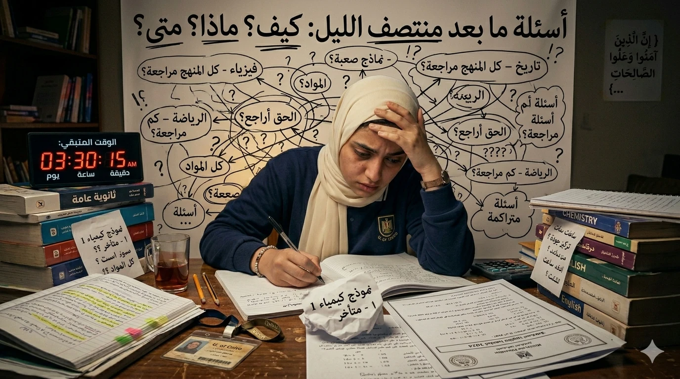image about قبل امتحانات الثانوية العامة بأيام.. 5 أخطاء ممكن يضيعوا تعب السنة كلها!