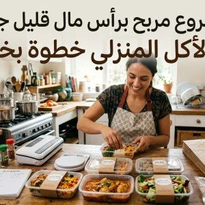 image about  مشروع مربح برأس مال قليل جدًا: بيع الأكل المنزلي خطوة بخطوة