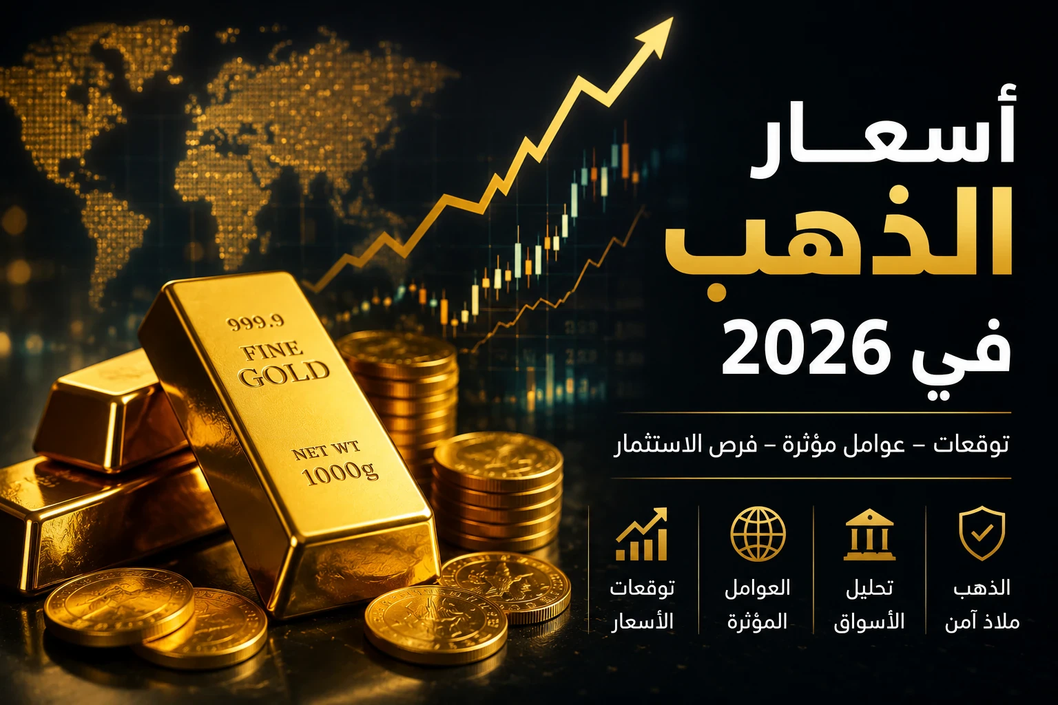image about أسعار الذهب في 2026: هل يواصل المعدن الأصفر صعوده أم يشهد تراجعًا مفاجئًا؟