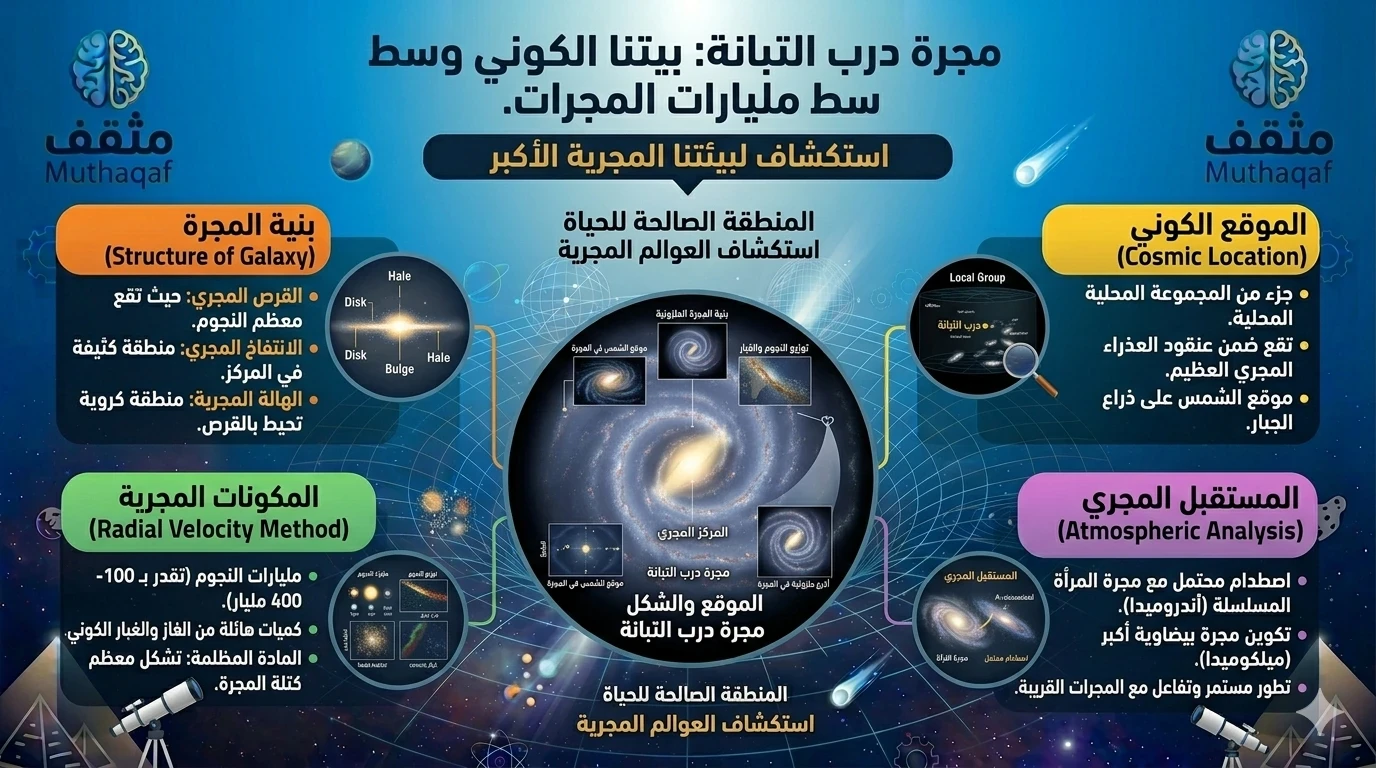 image about مجرة درب التبانة – بيتنا الكوني وسط مليارات المجرات