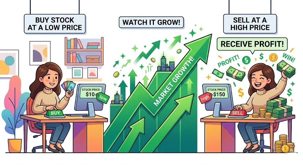 image about تجربتي في التداول للمبتدئين: كيف كسبت أول 100$ وتجنبت فخ الخسارة؟ (دليل من القلب) 📈💸