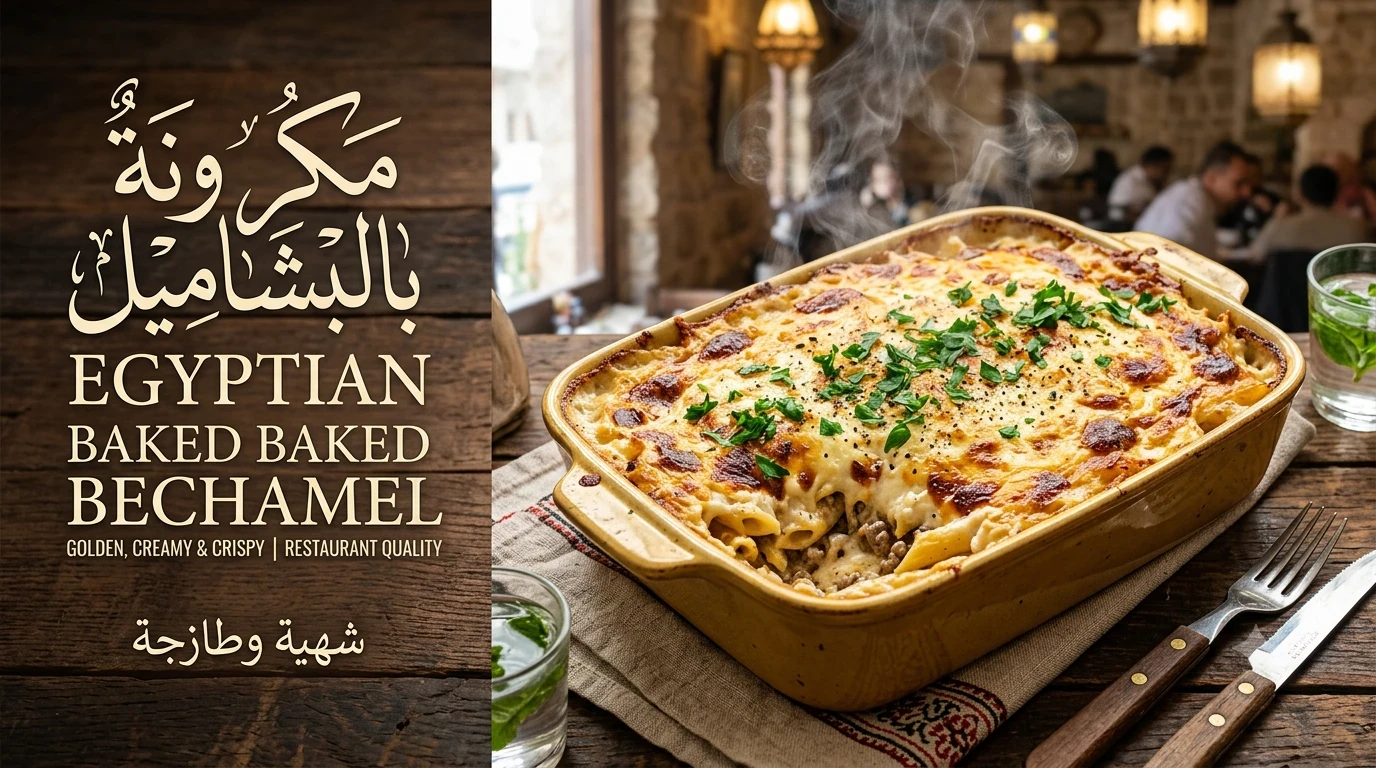 image about طريقة عمل مكرونة بالبشاميل.. وصفة شهية تجمع بين الطعم الغني والقوام الكريمي