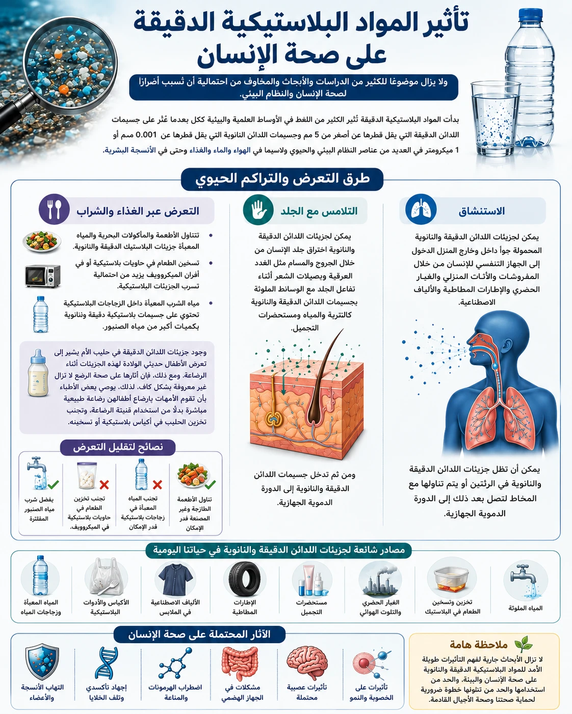 image about مخاطر المواد البلاستكيه الصغيره