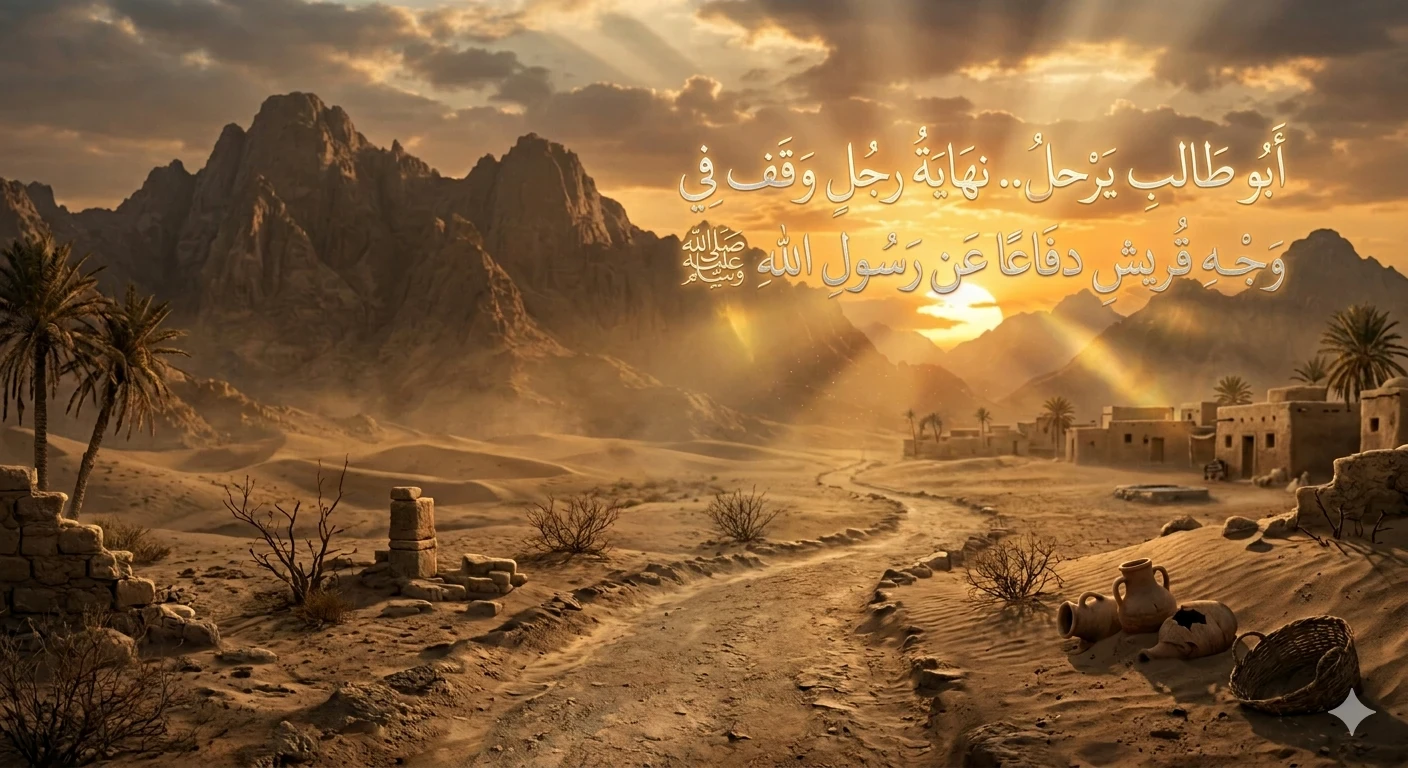 image about وفاة أبي طالب.. اللحظة التي فقد فيها النبي صلى الله عليه وسلم حصنه المنيع
