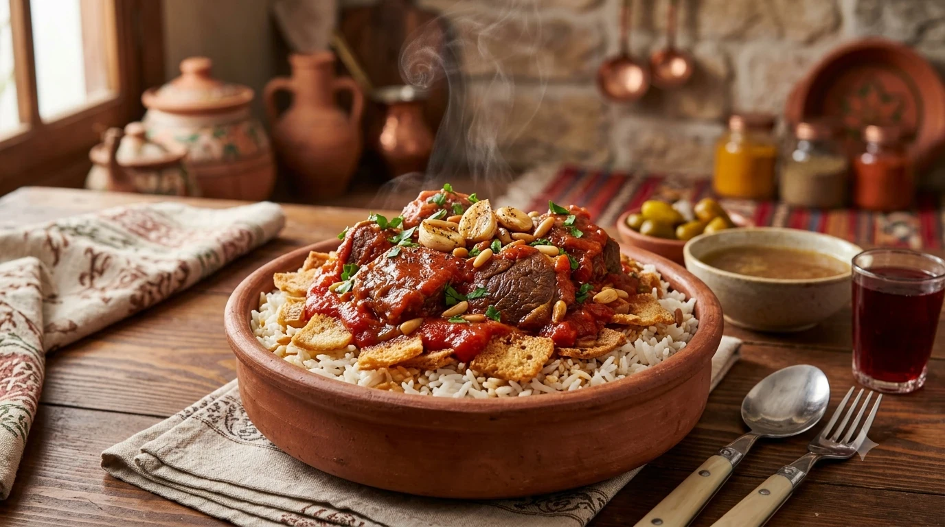 image about طريقة عمل الفتة المصرية الأصلية بخطوات سهلة ومذاق لا يُقاوم