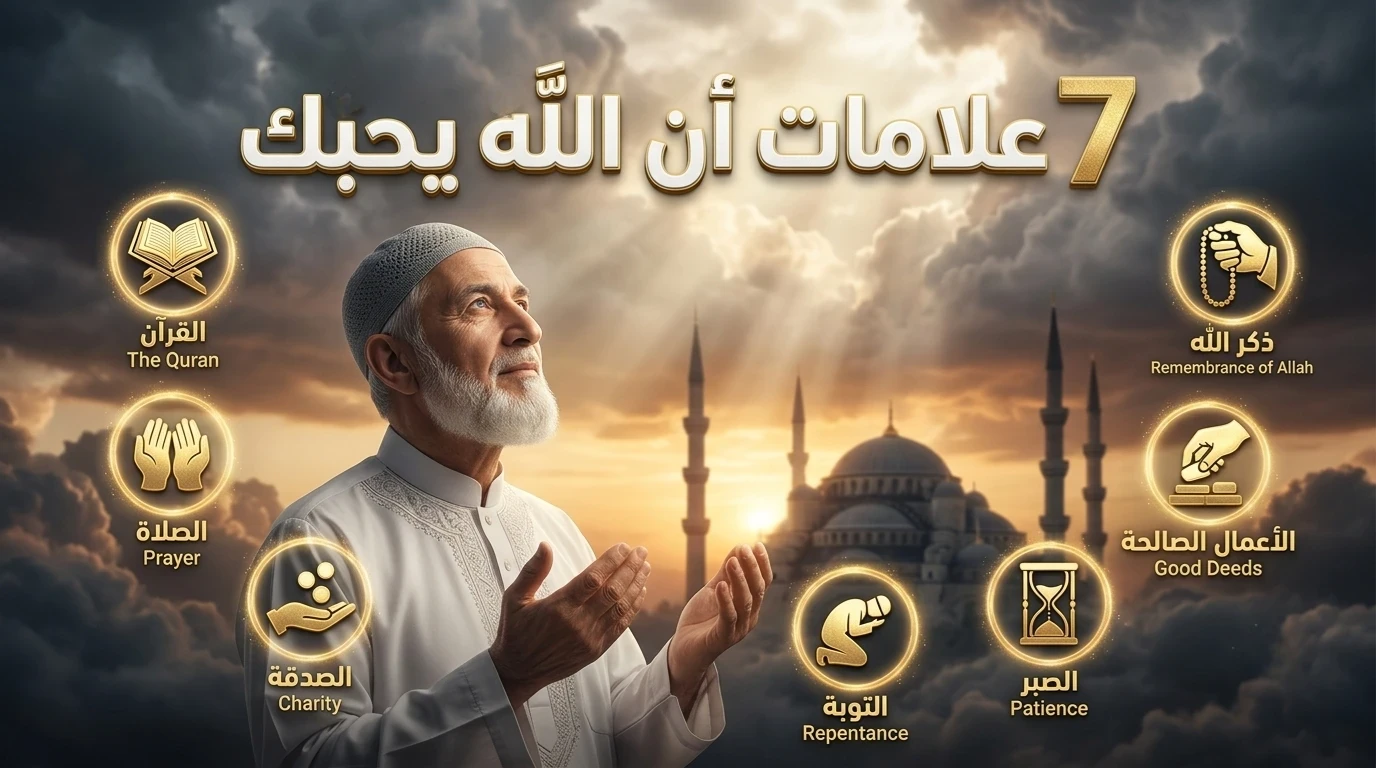 image about 7 علامات إذا رأيتها في نفسك فاعلم أن الله يحبك
