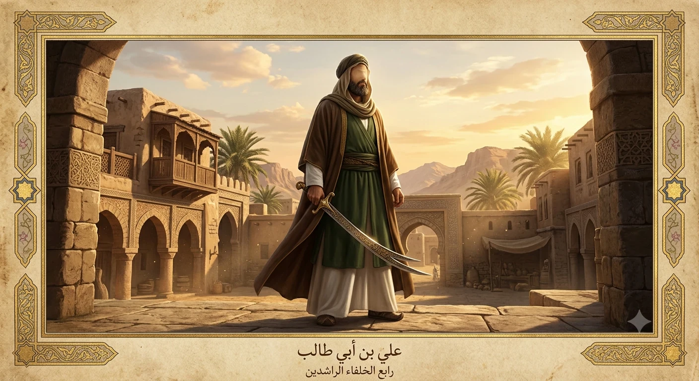 image about علي بن أبي طالب: قصة رابع الخلفاء الراشدين وأشجع فرسان الإسلام