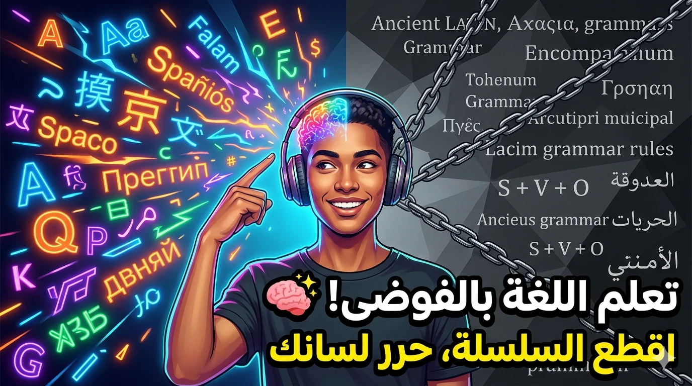 image about هندسة الفوضى: كيف تتعلم لغة جديدة عبر التوقف عن محاولة إتقانها؟