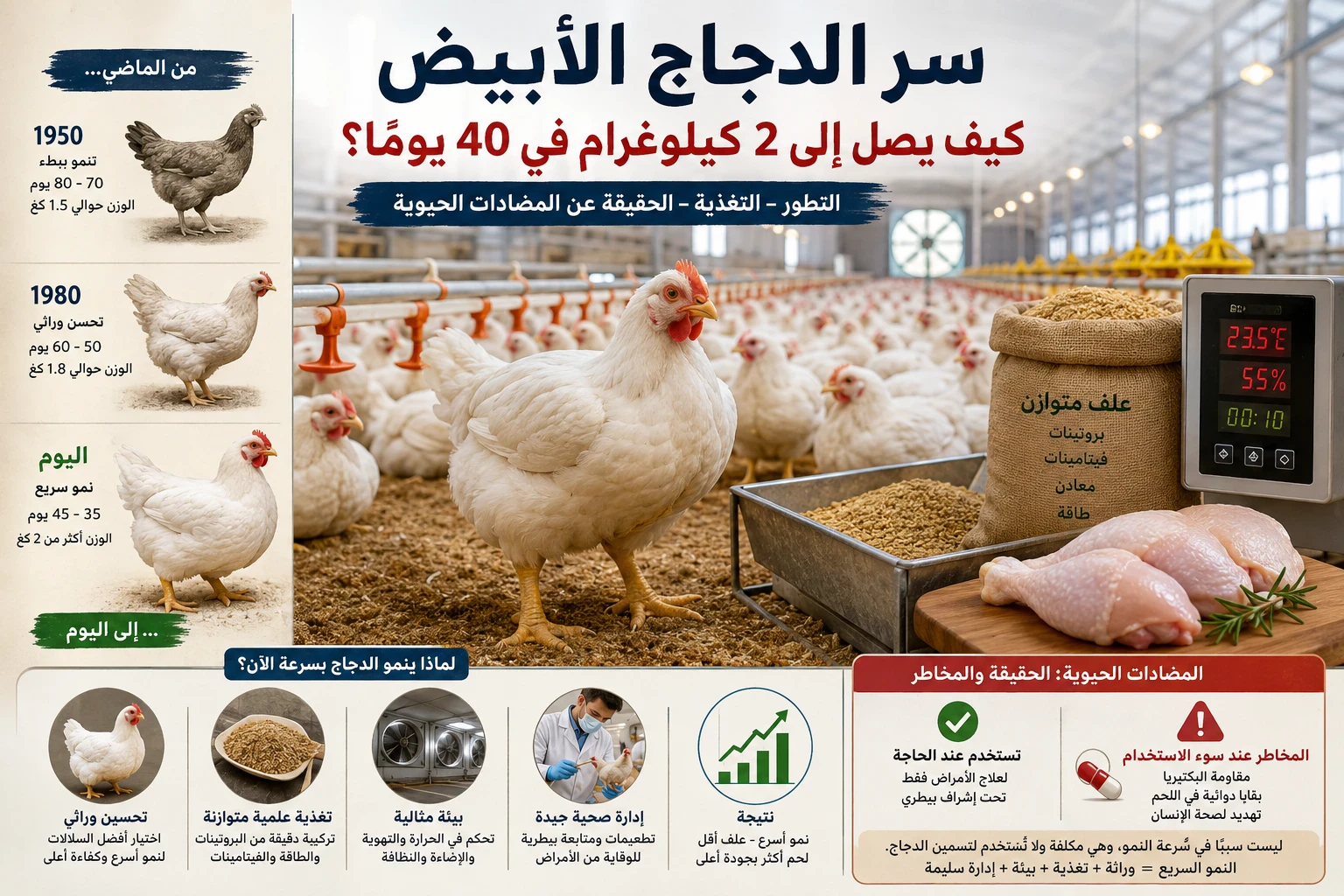 image about الحقيقة الصادمة عن الدجاج الذي نأكله يوميًا
