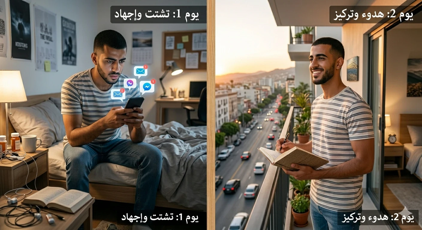 image about ماذا يحدث لجسمك إذا توقفت عن استخدام الهاتف لمدة 24 ساعة؟ النتائج ستفاجئك!