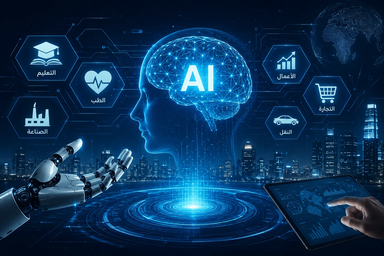 image about الذكاء الاصطناعي في 2026: الاستخدامات والمميزات وتأثيره على مستقبل العمل