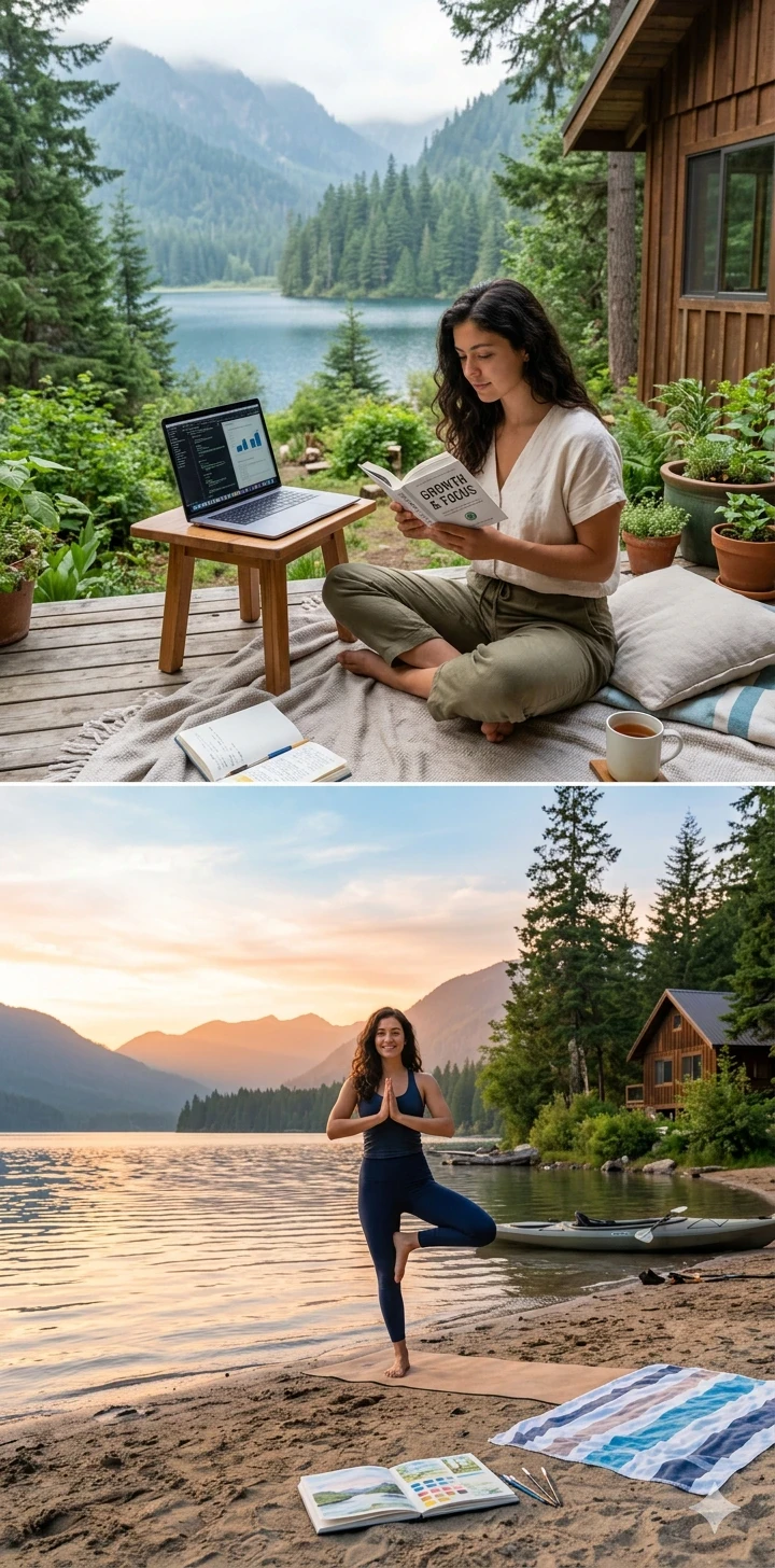 image about الإجازة بين الضياع والإنجاز: كيف نحول وقت الراحة إلى فرصة للتطور 🌿
