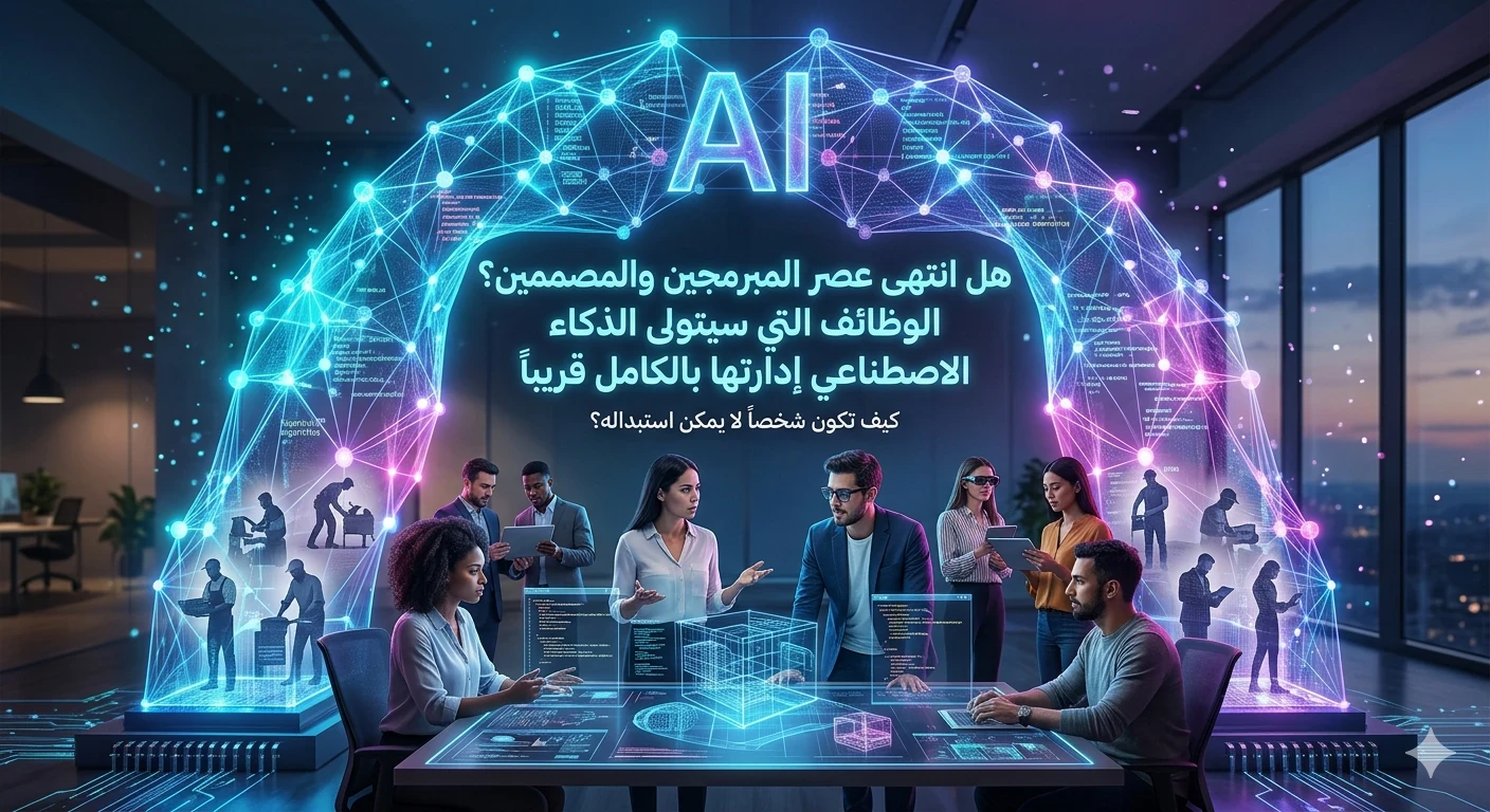 image about هل انتهى عصر المبرمجين والمصممين؟ الجانب المرعب الذي لا يخبرك به أحد!