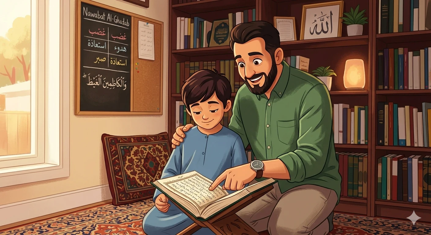 image about ترويض غضب الطفولة وربطها بنور الوحي