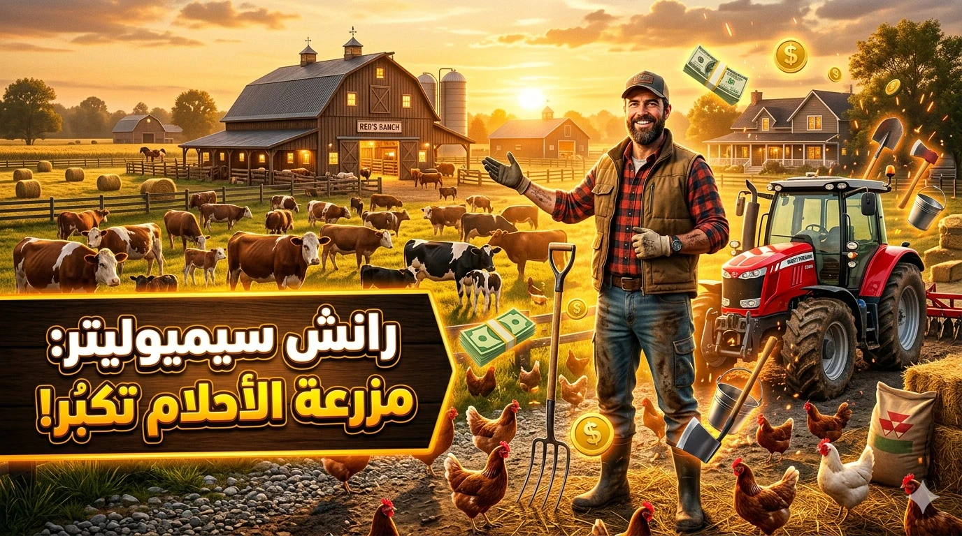 image about Ranch Simulator: رحلة بناء مزرعة الأحلام من الصفر في عالم مفتوح مليء بالتحديات