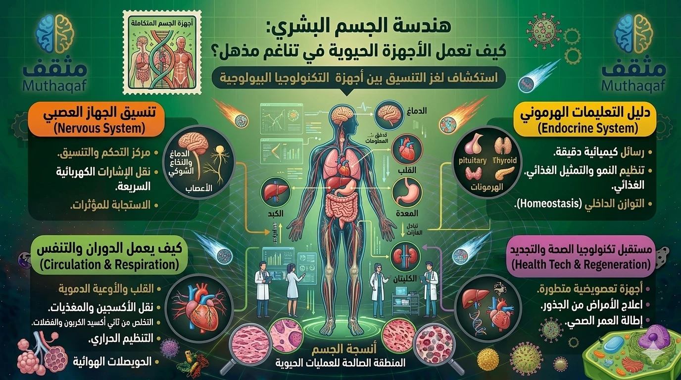 image about هندسة الجسم البشري – كيف تعمل الأجهزة الحيوية في تناغم مذهل؟